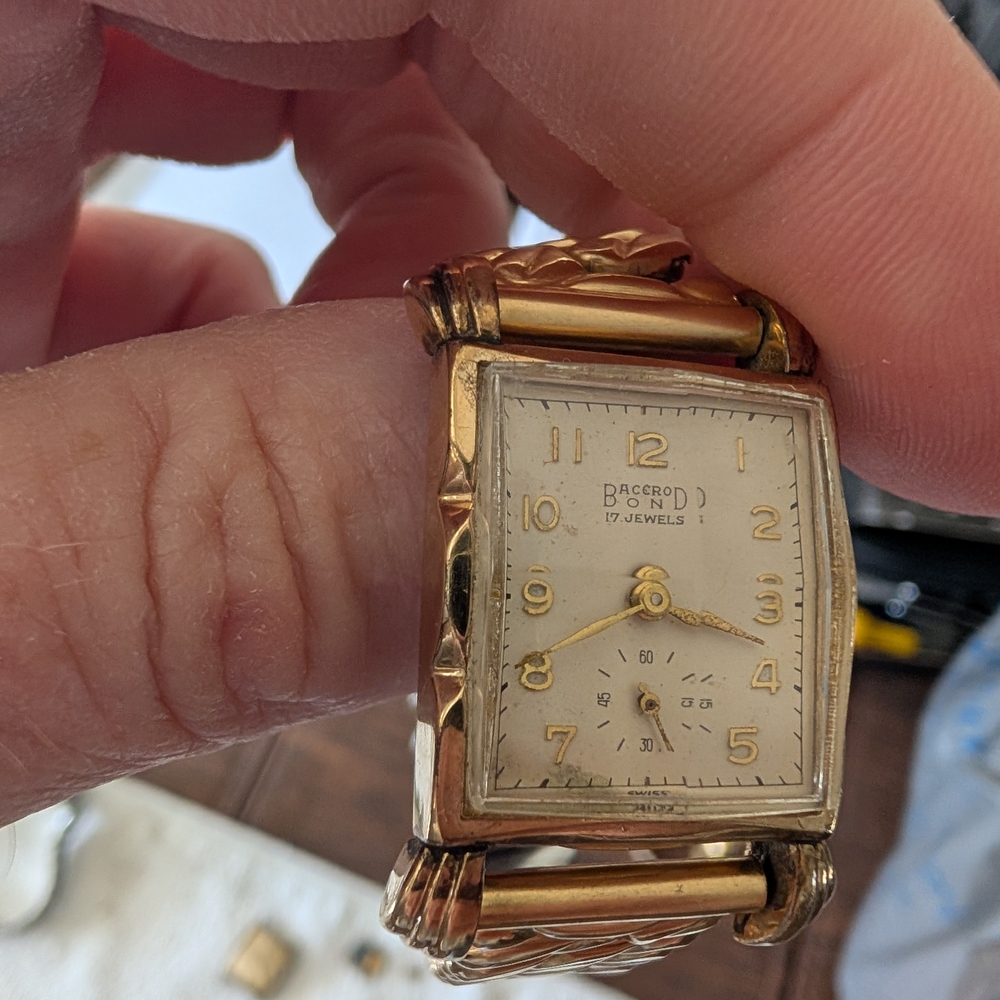 Bacord Gold-Tone Women's Vintage Style Watch